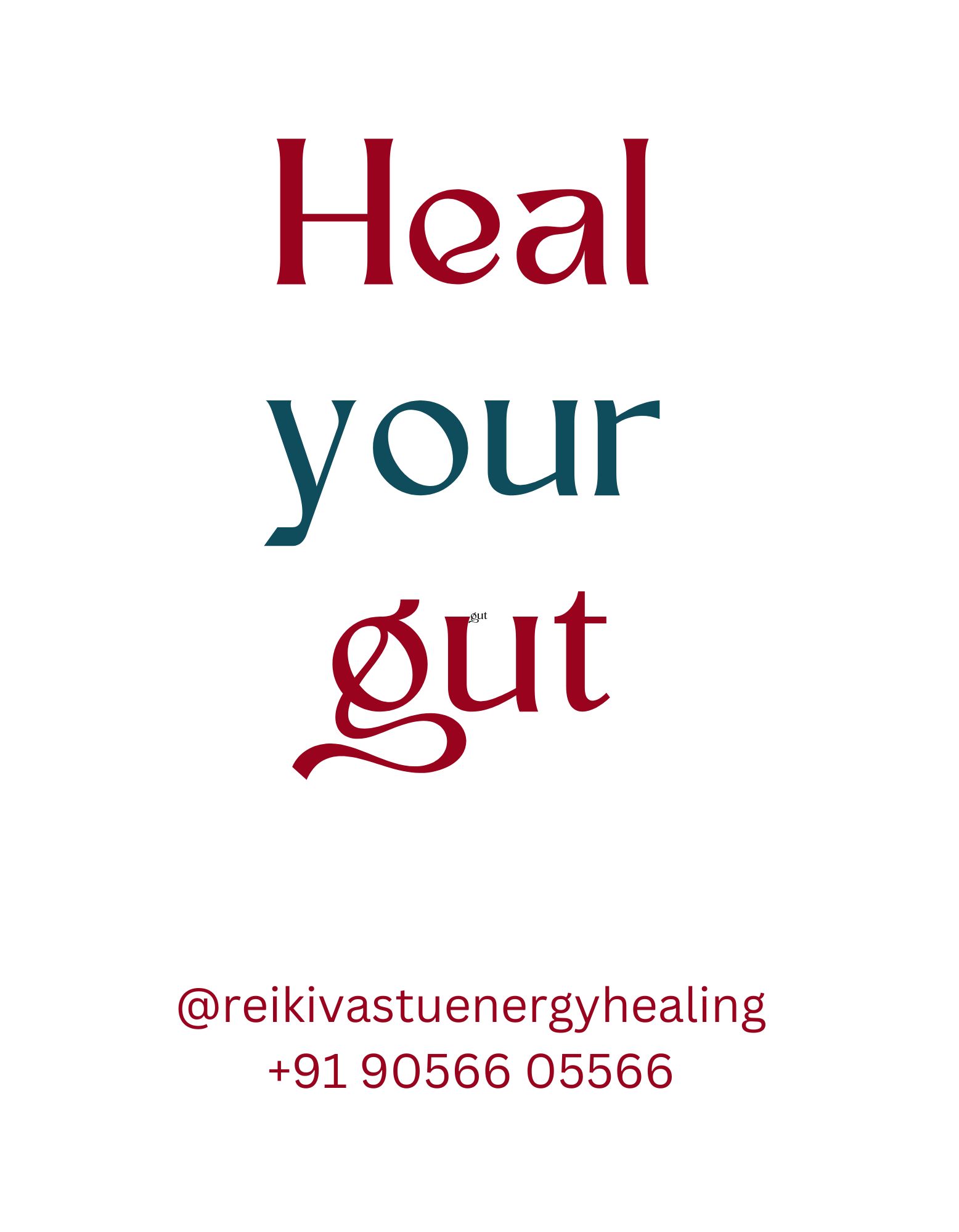 Heal your gut by reiki 